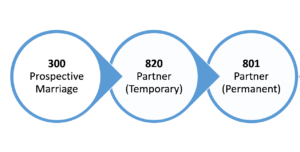 flow chart partner visas