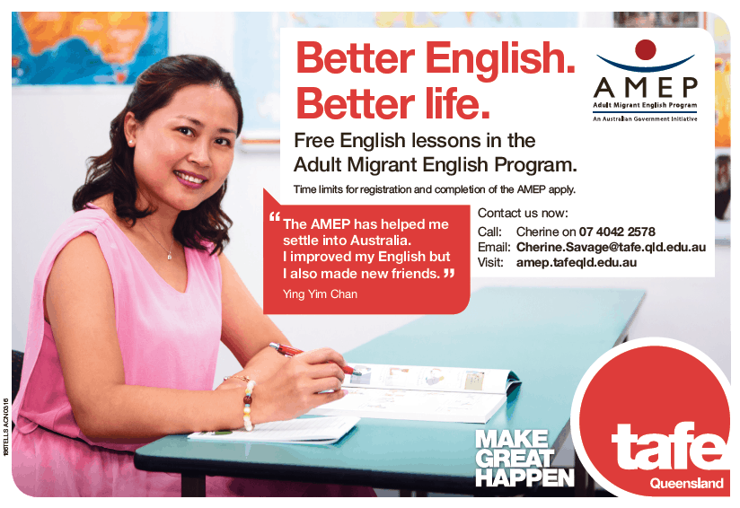 TAFE Offers Leg Up for New Migrants Free English Program Immigration